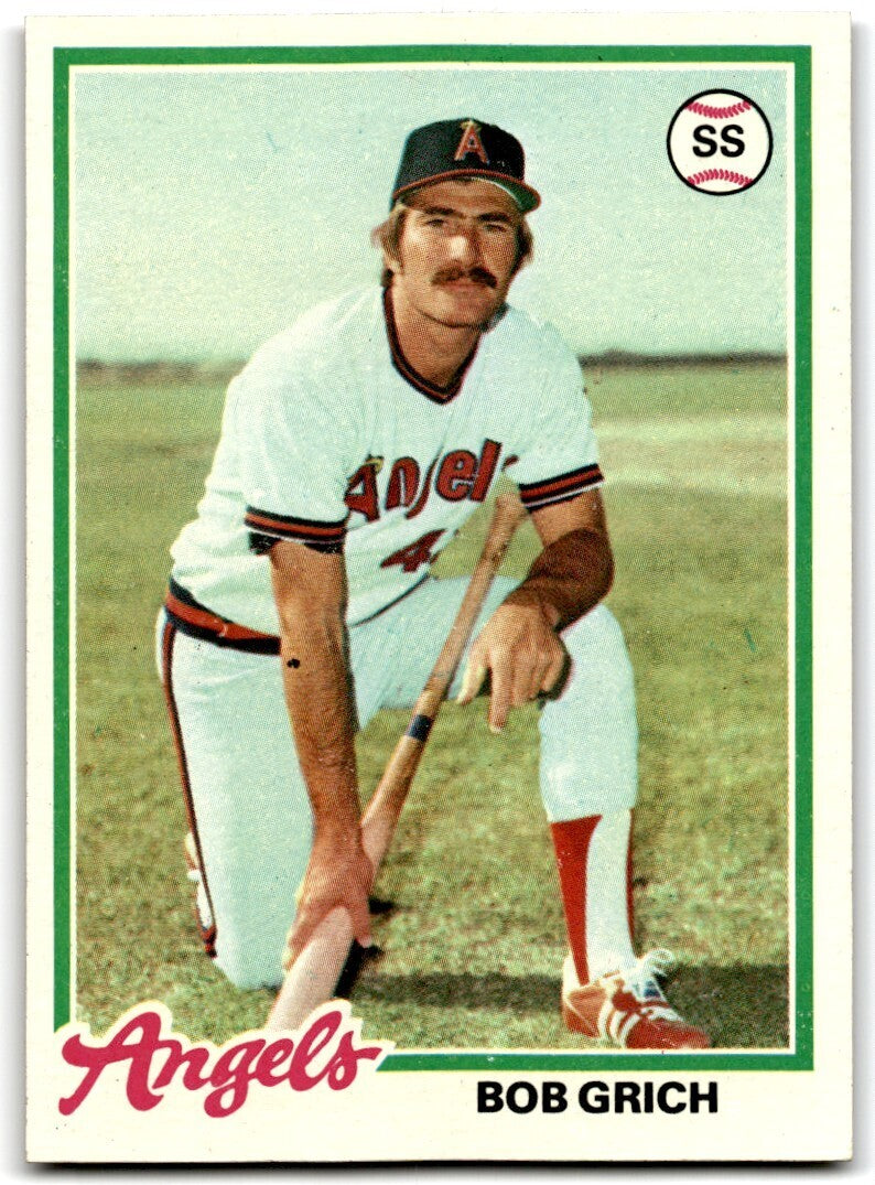 1978 Topps Bob Grich . California Angels #18