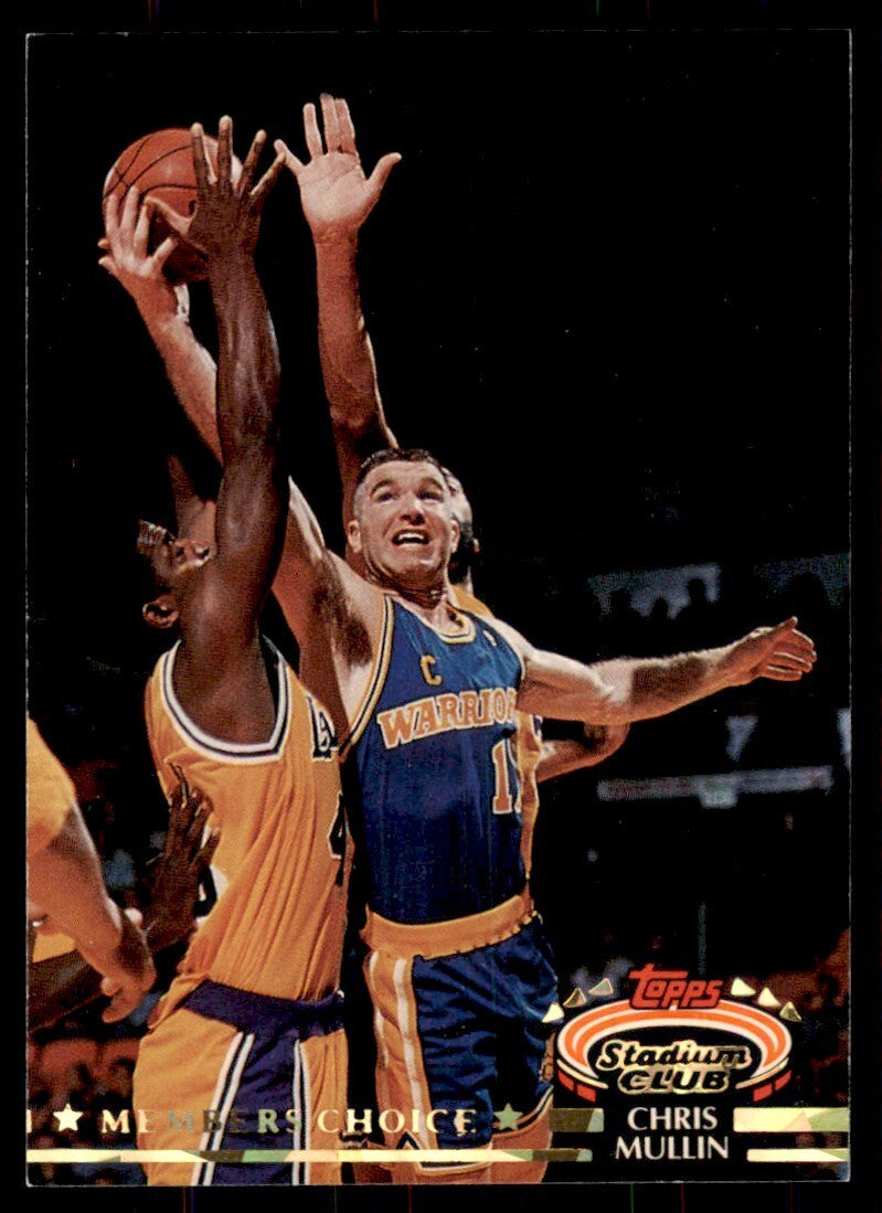 1992-93 Stadium Club Chris Mullin Basketball Cards #202