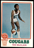 1973-74 Topps Basketball Card Ted McClain A Carolina Cougars #247