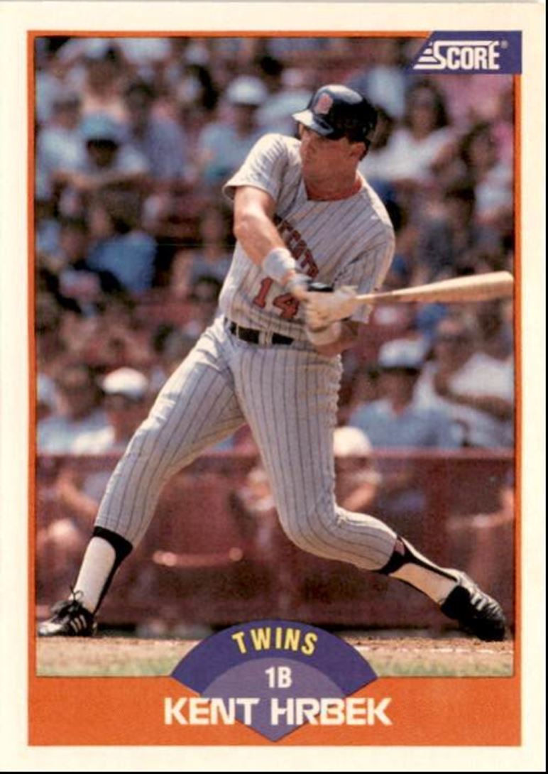 1989 Score Kent Hrbek Minnesota Twins #382