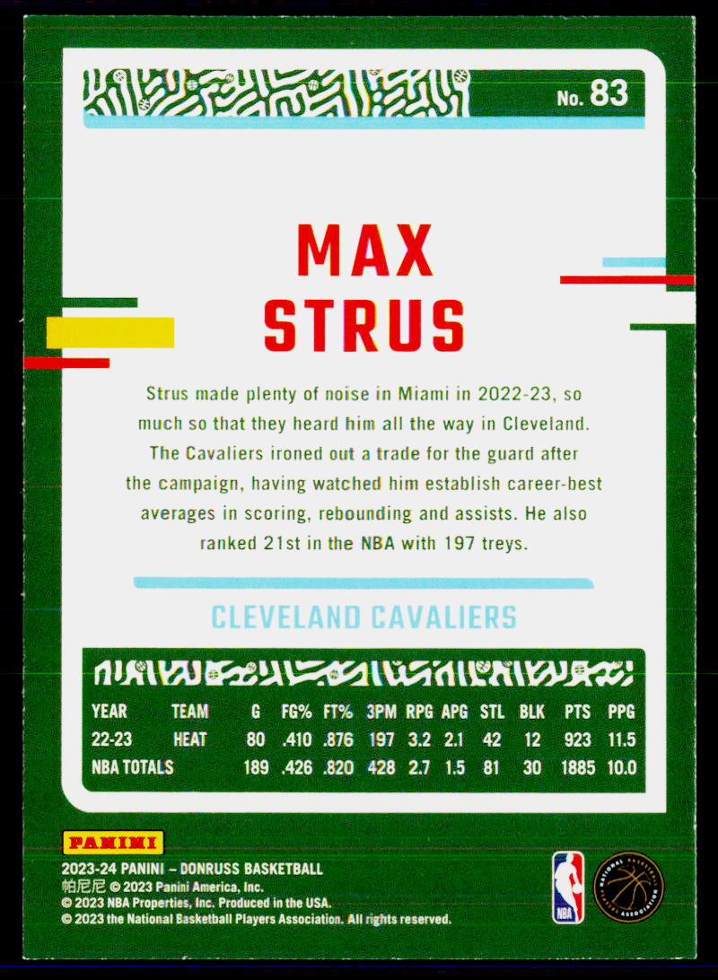 2023-24 Donruss #83 Max Strus