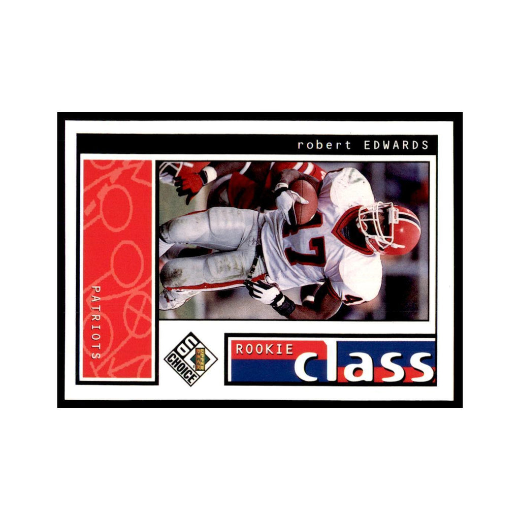 Robert Edwards Rookie 1998 UD Choice #202 Football Cards Football Card NM