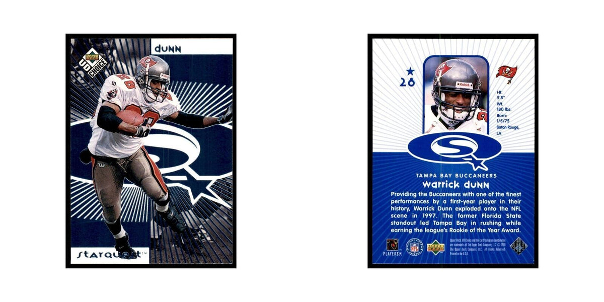 Warrick Dunn 1998 UD Choice #26 Football Cards Football Card NM