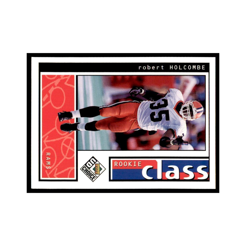 Robert Holcombe Rookie 1998 UD Choice #216 Football Cards Football Card NM