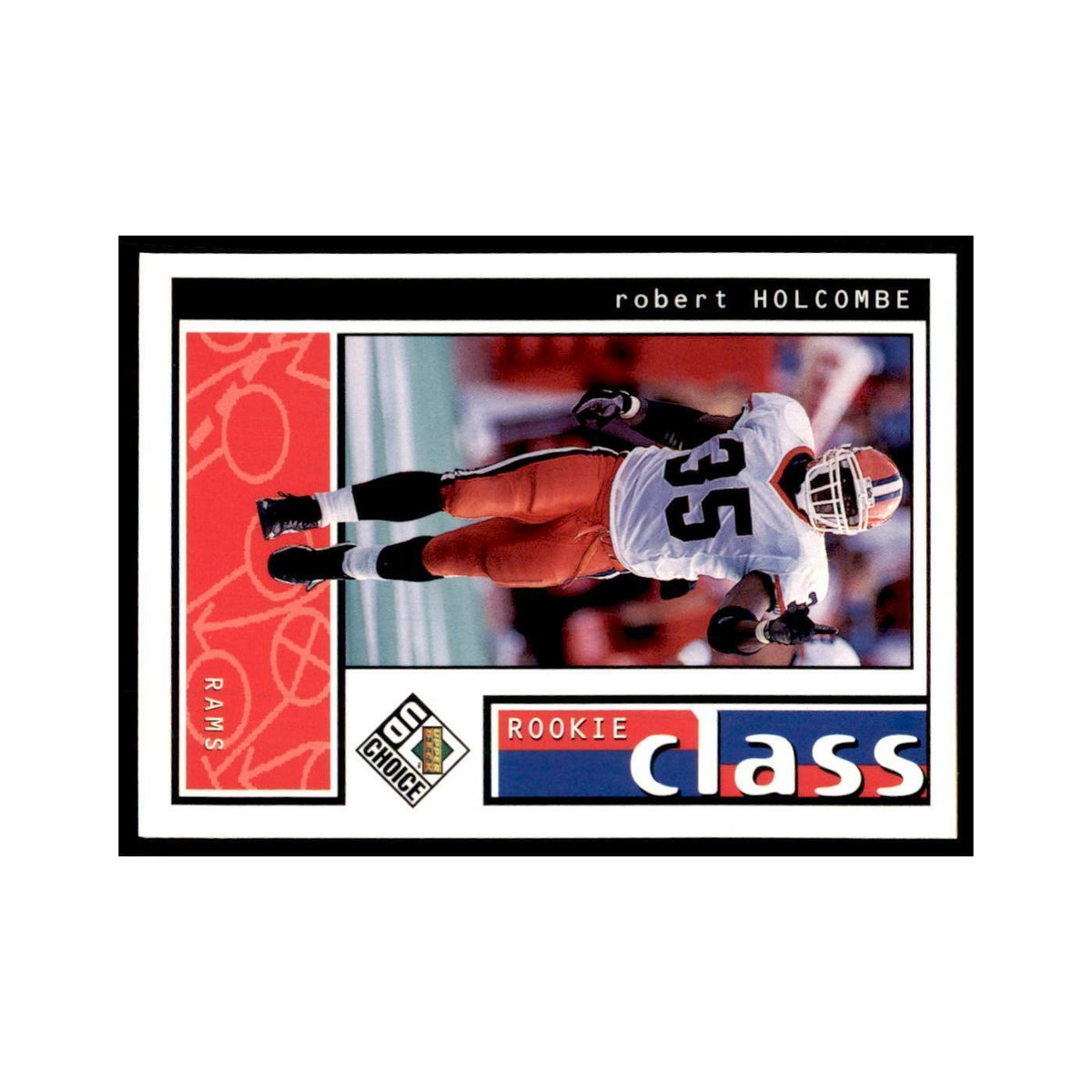 Robert Holcombe Rookie 1998 UD Choice #216 Football Cards Football Card NM