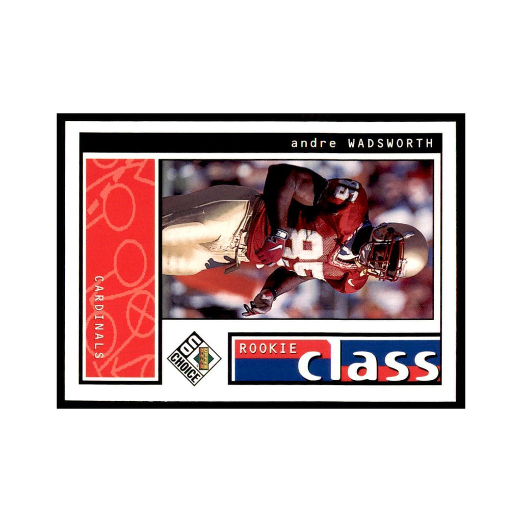 Andre Wadsworth Rookie 1998 UD Choice #196 Football Cards Football Card NM