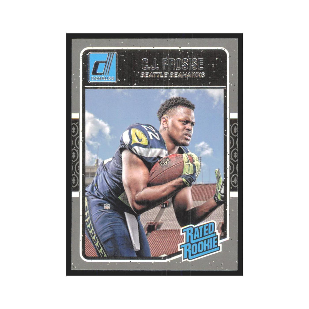 C.J. Prosise Rookie 2016 Donruss #354 Seattle Seahawks Football Card NM