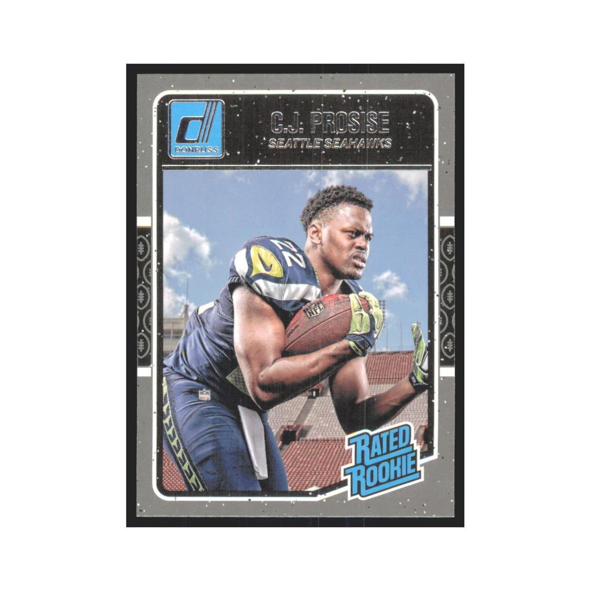 C.J. Prosise Rookie 2016 Donruss #354 Seattle Seahawks Football Card NM