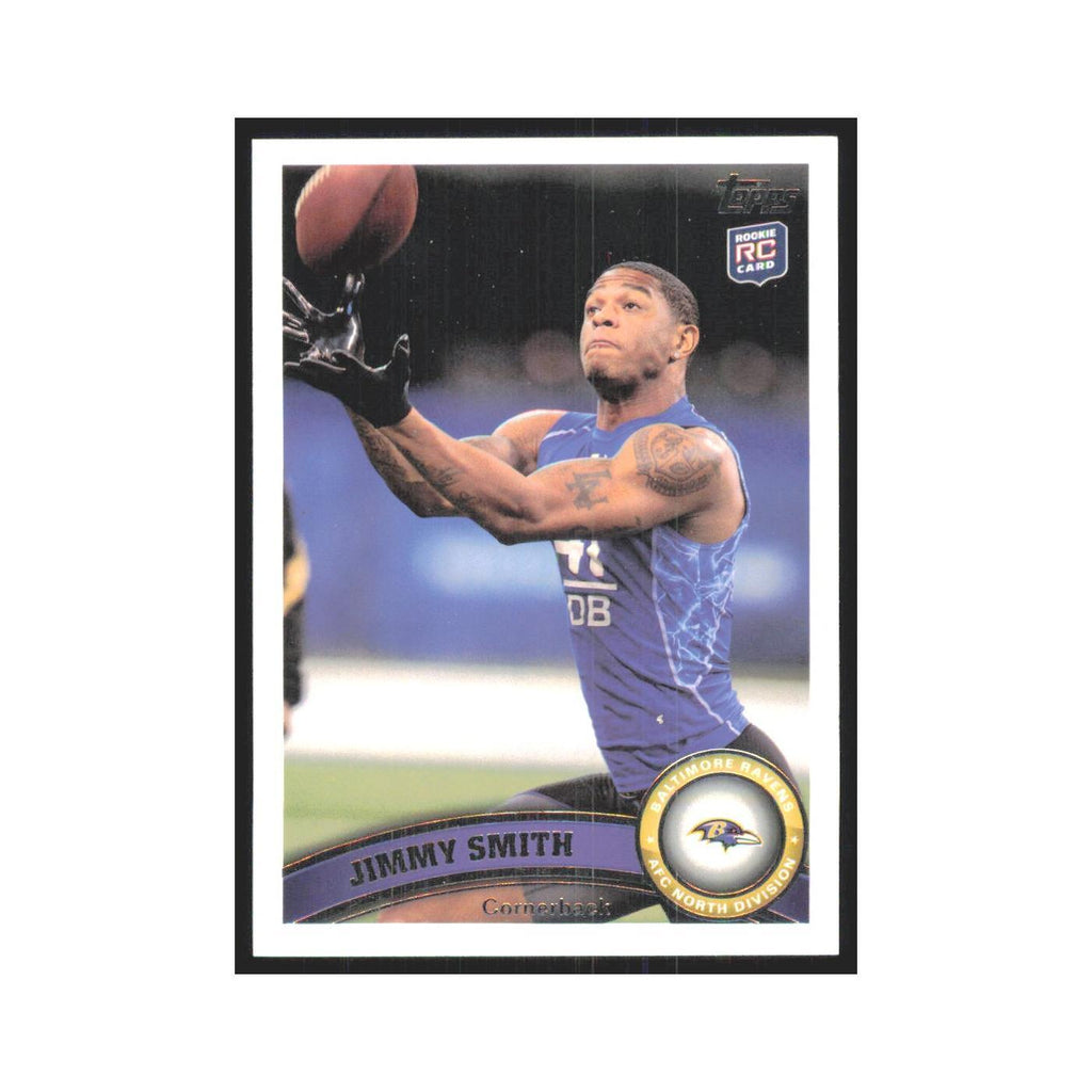 Jimmy Smith Rookie 2011 Topps #342 Baltimore Ravens Football Card NM