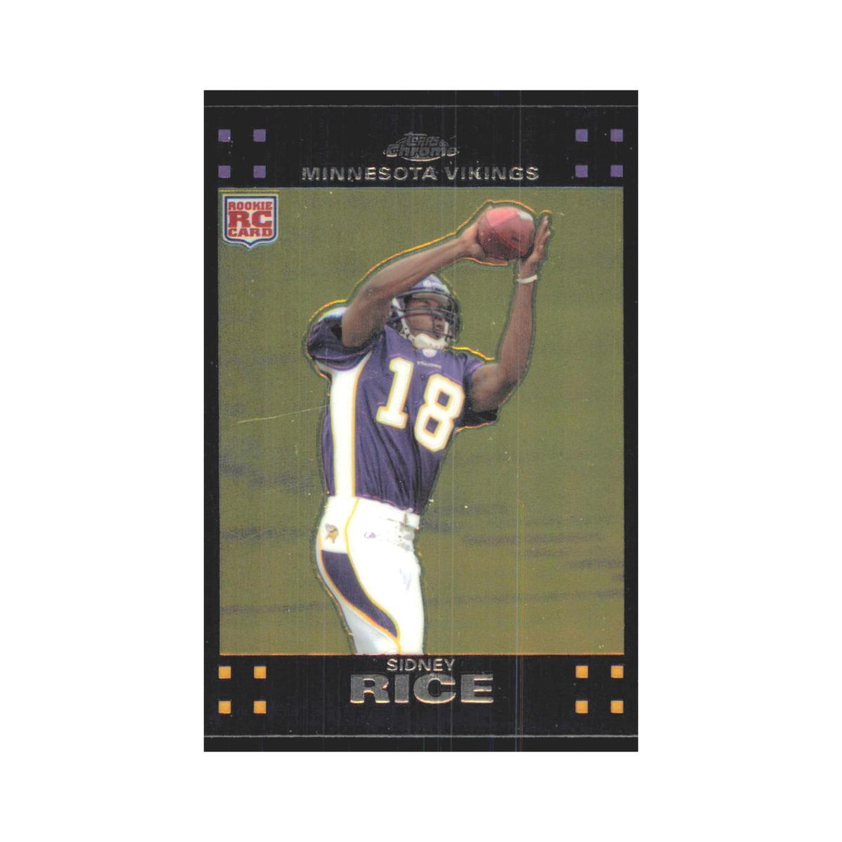 Sidney Rice 2007 Topps Chrome #TC204 Minnesota Vikings Football Card NM
