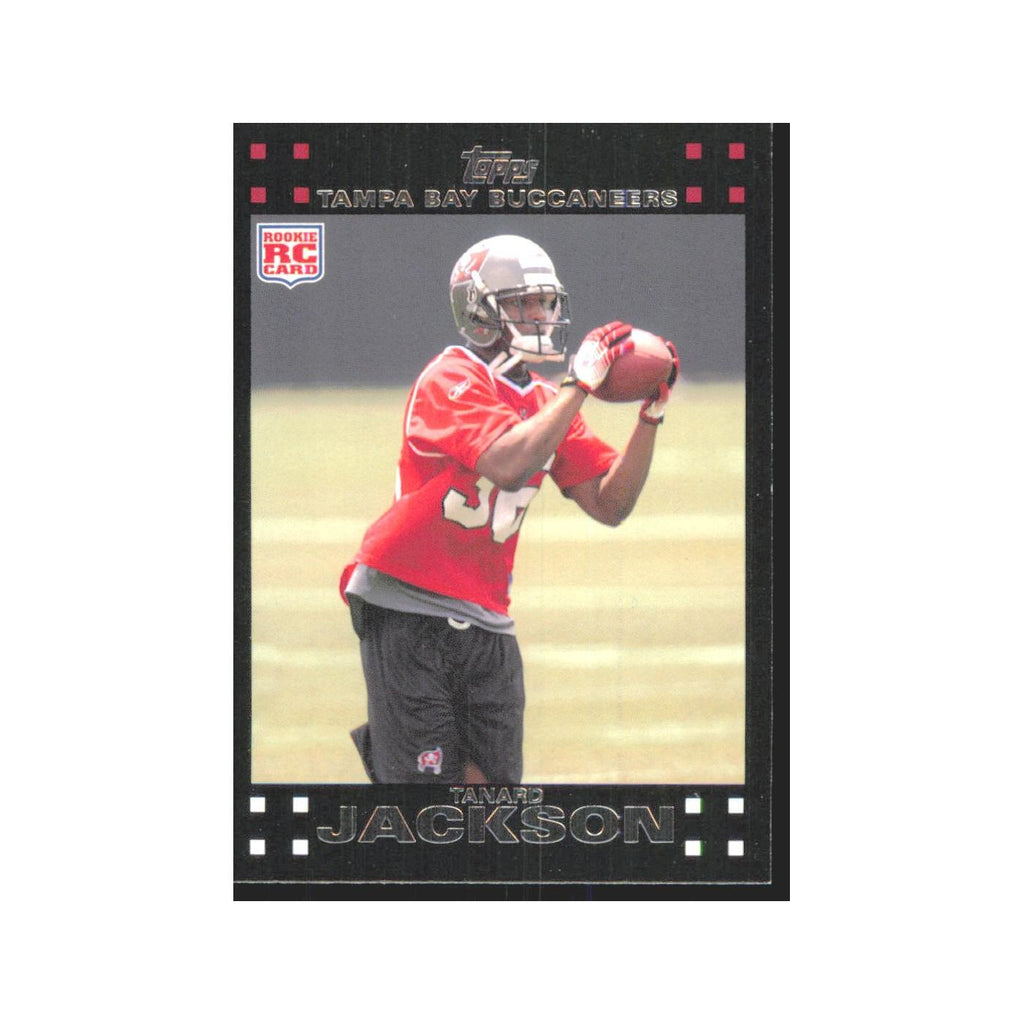 Tanard Jackson Rookie 2007 Topps #379 Tampa Bay Buccaneers Football Card NM