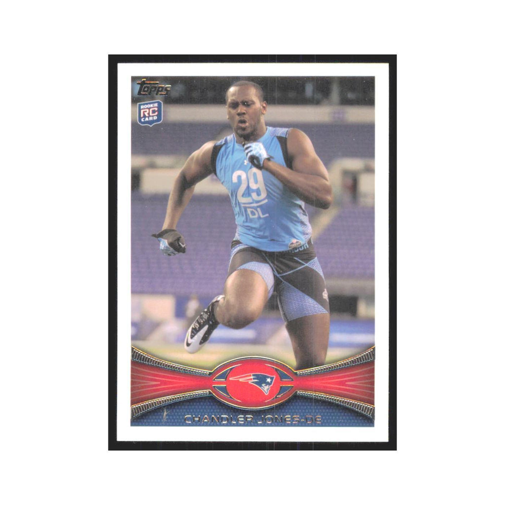 Chandler Jones Rookie 2012 Topps #76 New England Patriots Football Card NM