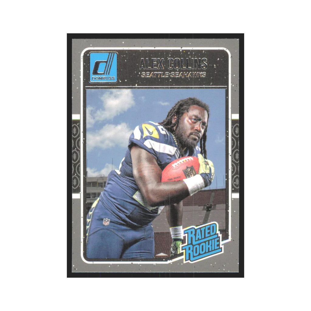 Alex Collins Rookie 2016 Donruss #351 Seattle Seahawks Football Card NM