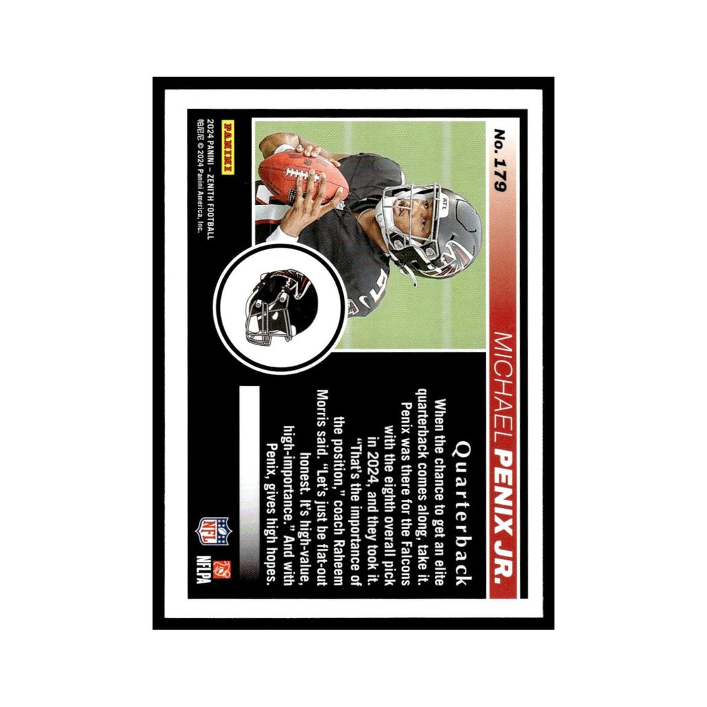 Michael Penix Jr. Rookie 2024 Panini Zenith #179 Atlanta Falcons NM