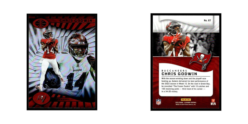 Chris Godwin 2024 Panini Illusions #87 Tampa Bay Buccaneers Football Card NM