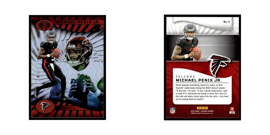 Michael Penix Jr. Rookie 2024 Panini Illusions #4 Atlanta Falcons NM