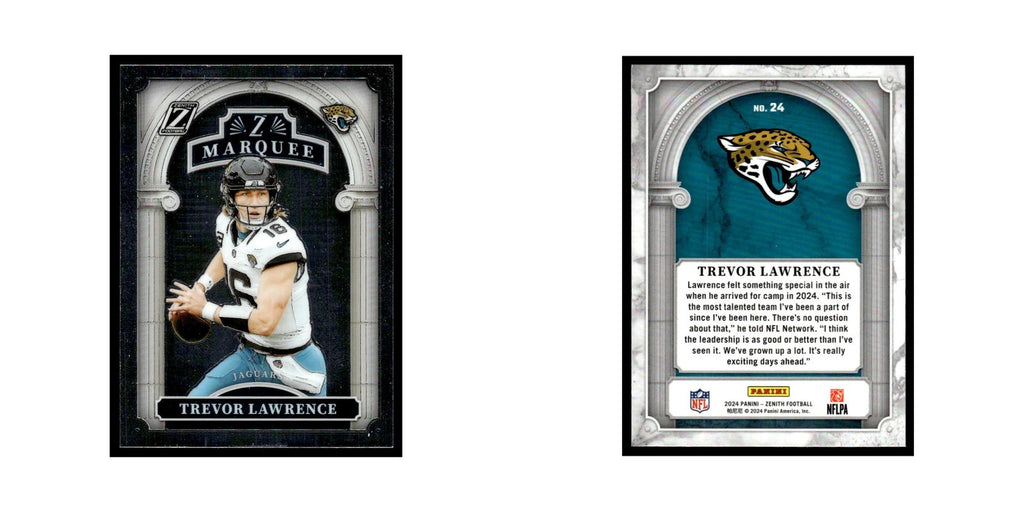 Trevor Lawrence 2024 Panini Zenith Z Marquee #24 Jacksonville Jaguars NM