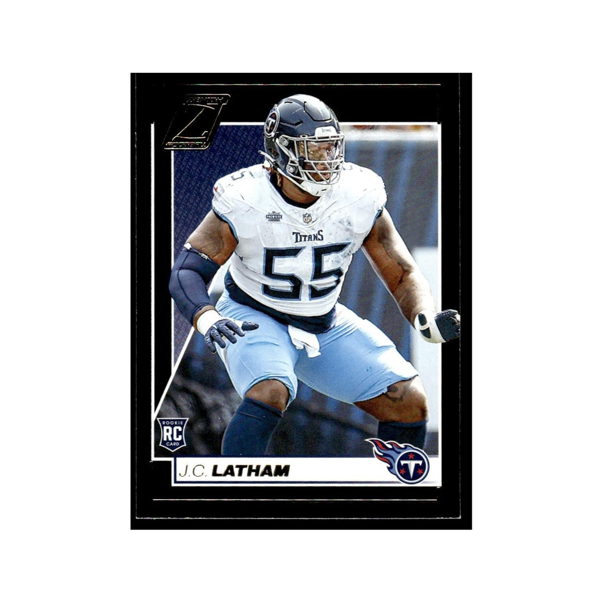 J.C. Latham Rookie 2024 Panini Zenith #134 Tennessee Titans Football Card NM