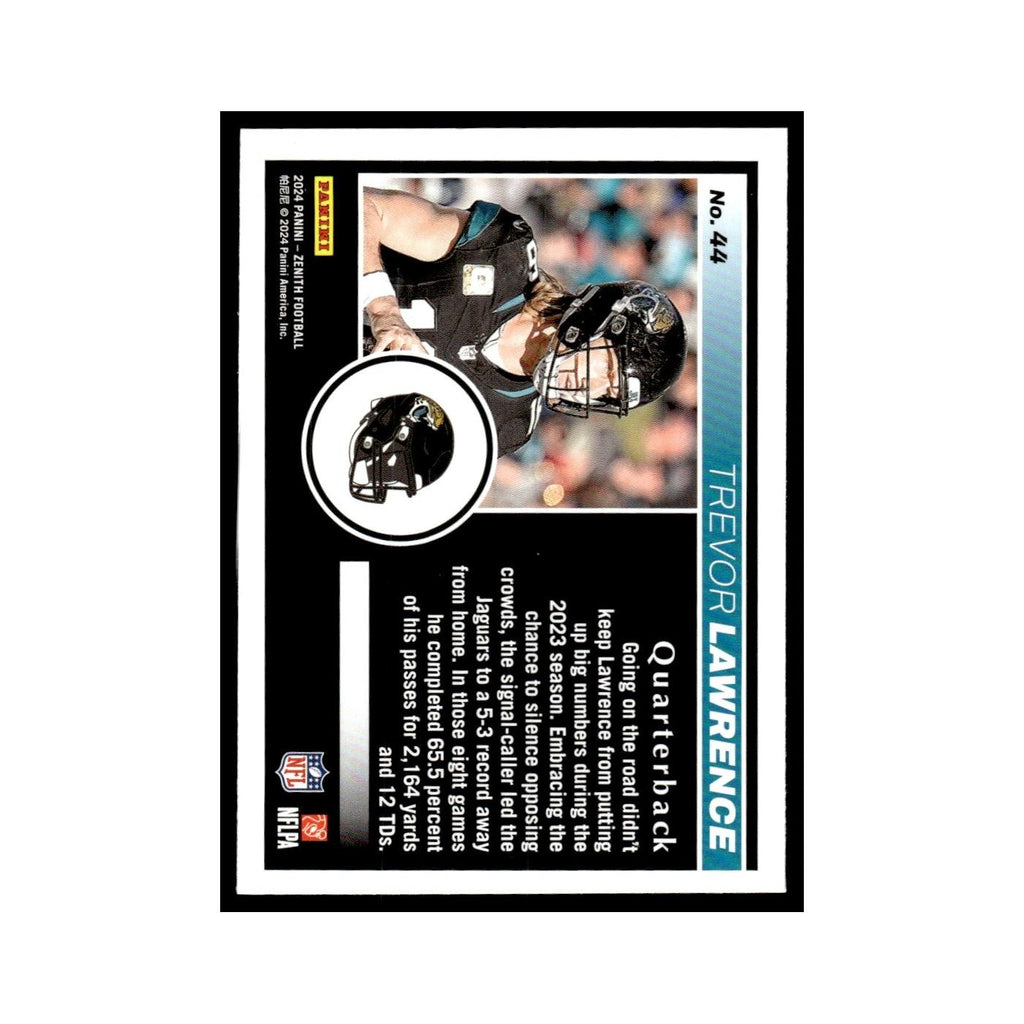 Trevor Lawrence 2024 Panini Zenith #44 Jacksonville Jaguars Football Card NM