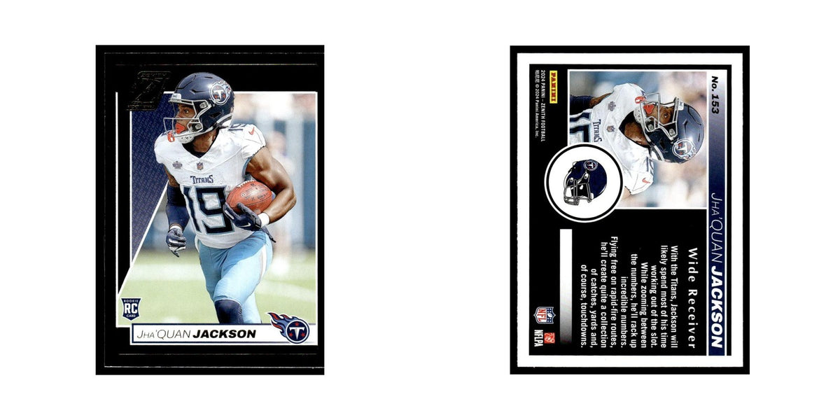 Jha'Quan Jackson Rookie 2024 Panini Zenith #153 Tennessee Titans NM