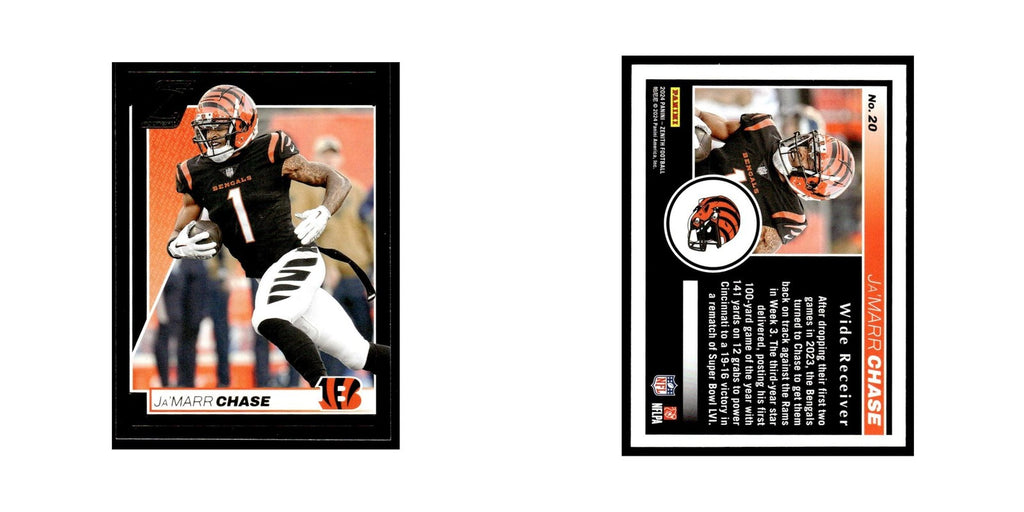 Ja'Marr Chase 2024 Panini Zenith #20 Cincinnati Bengals Football Card NM