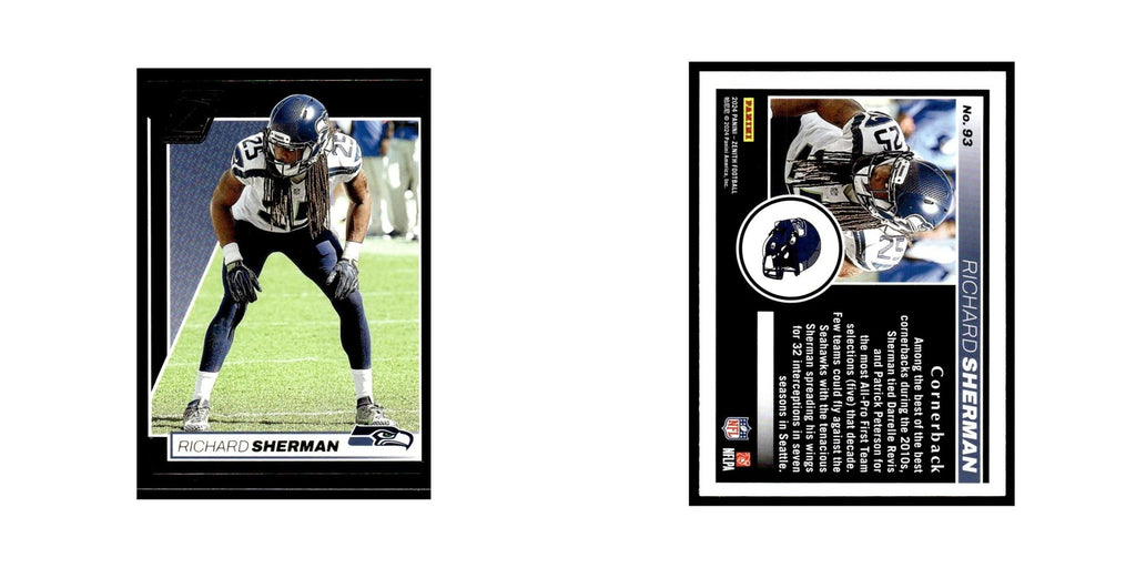 Richard Sherman 2024 Panini Zenith #93 Seattle Seahawks Football Card NM