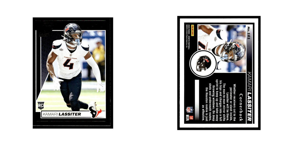 Kamari Lassiter Rookie 2024 Panini Zenith #161 Houston Texans Football Card NM