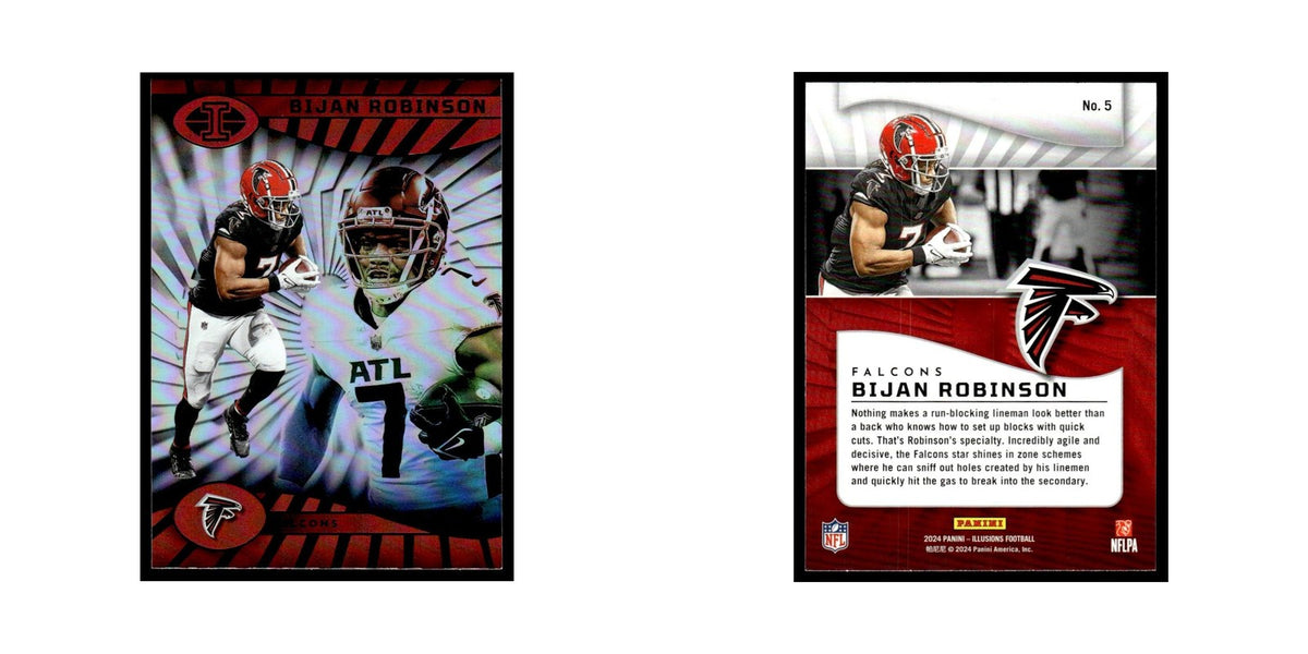 Bijan Robinson 2024 Panini #5 Atlanta Falcons Football Card NM