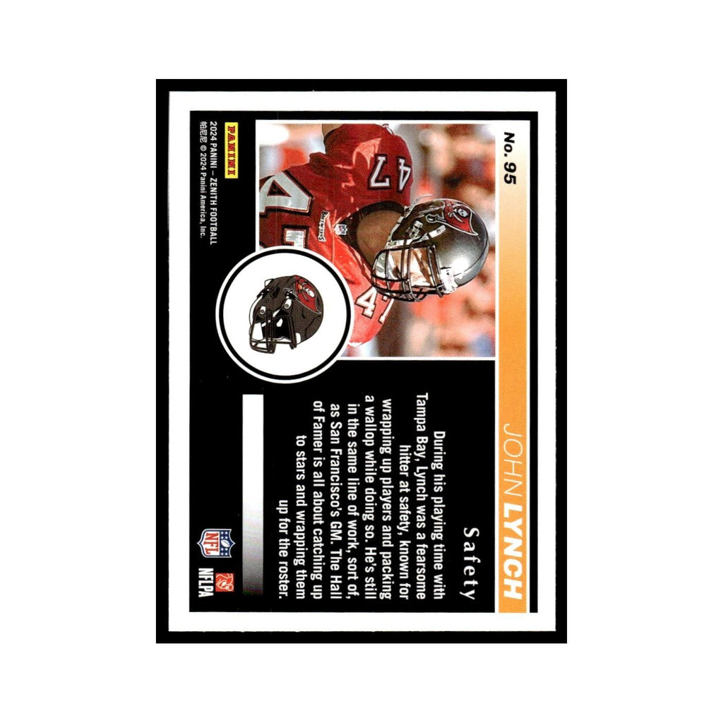 John Lynch 2024 Panini Zenith #95 Tampa Bay Buccaneers Football Card NM