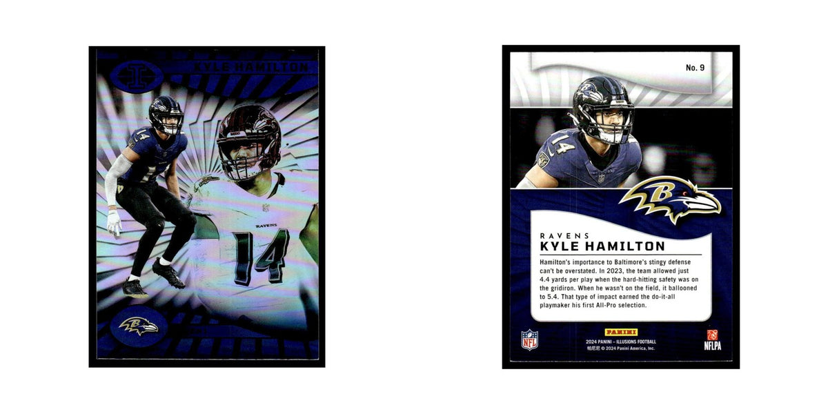 Kyle Hamilton 2024 Panini #9 Baltimore Ravens Football Card NM