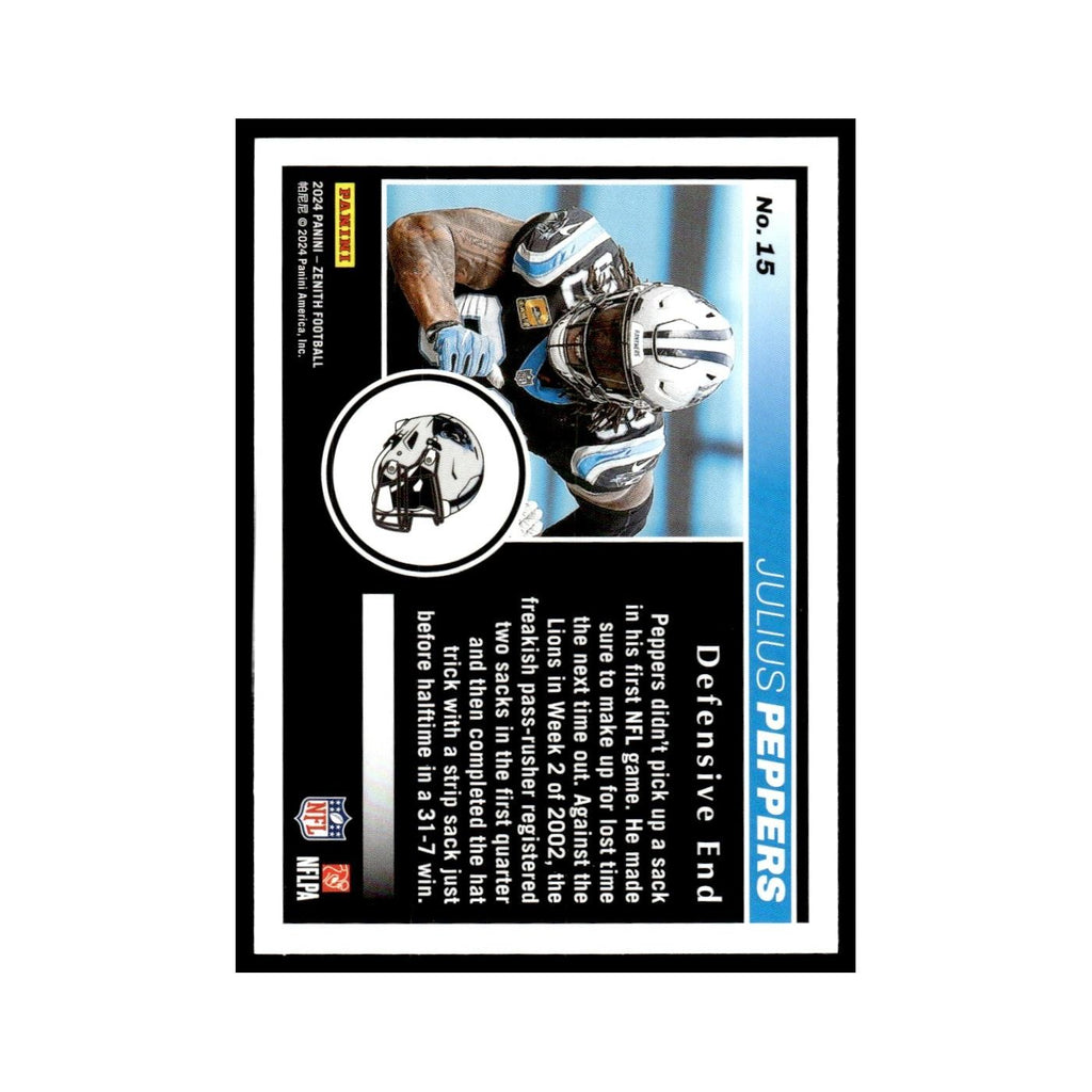 Julius Peppers 2024 Panini Zenith #15 Carolina Panthers Football Card NM