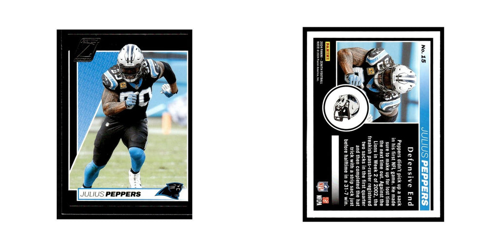 Julius Peppers 2024 Panini Zenith #15 Carolina Panthers Football Card NM