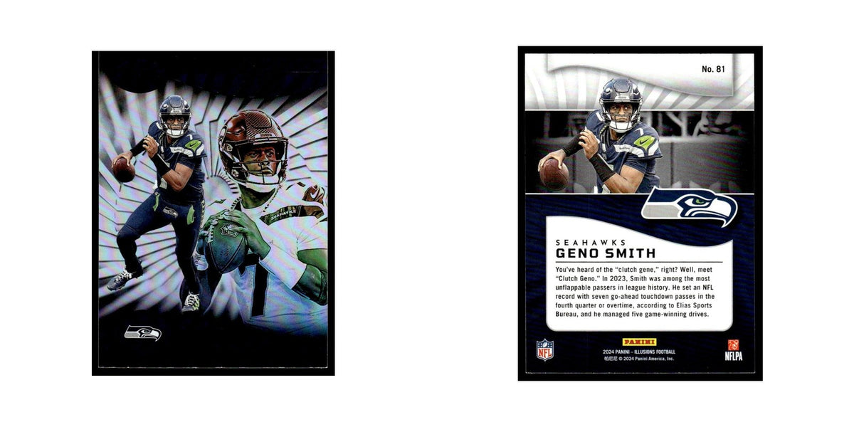 Geno Smith 2024 Panini Illusions #81 Seattle Seahawks Football Card NM