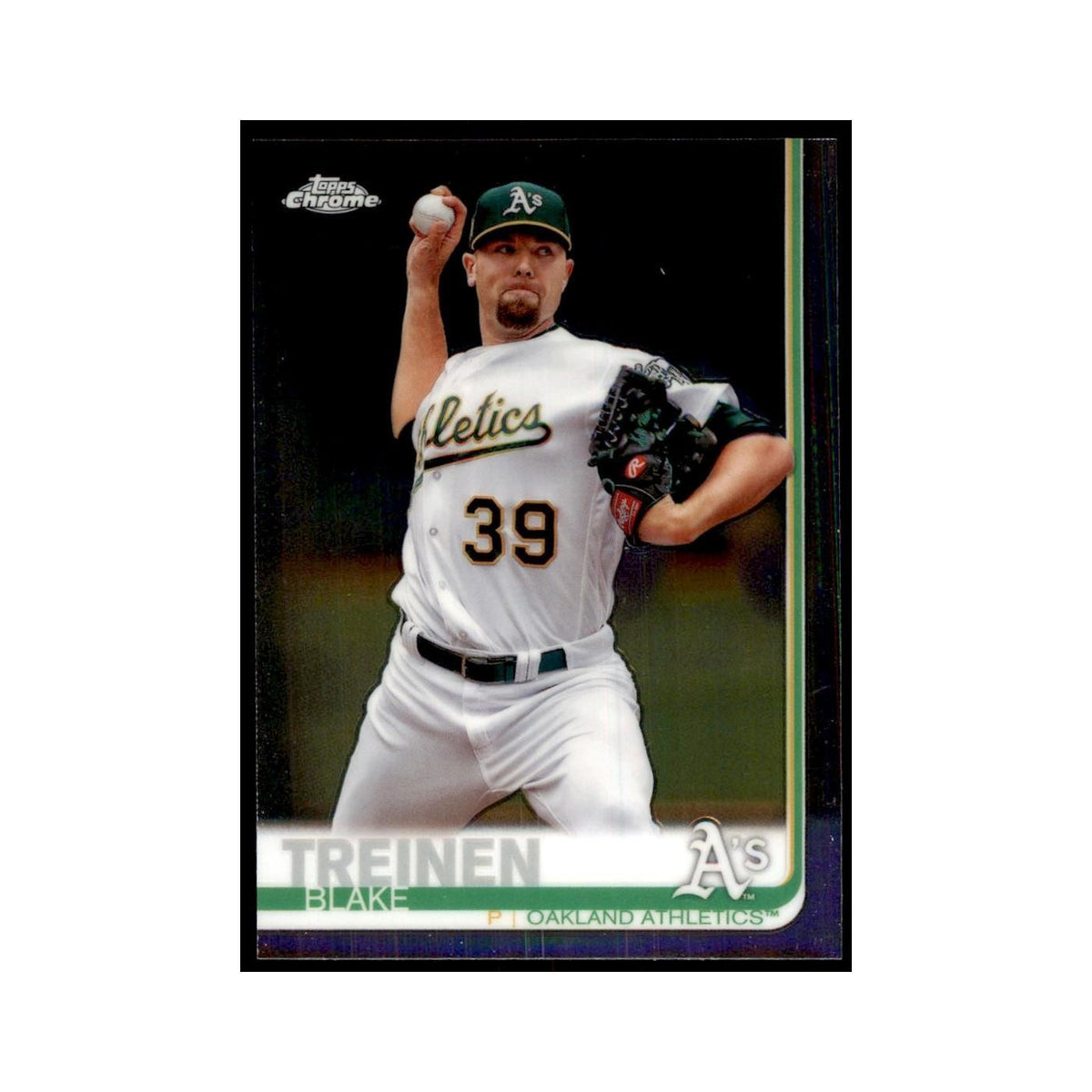 Blake Treinen 2019 Topps Chrome #144 Baseball Cards Baseball Card NM