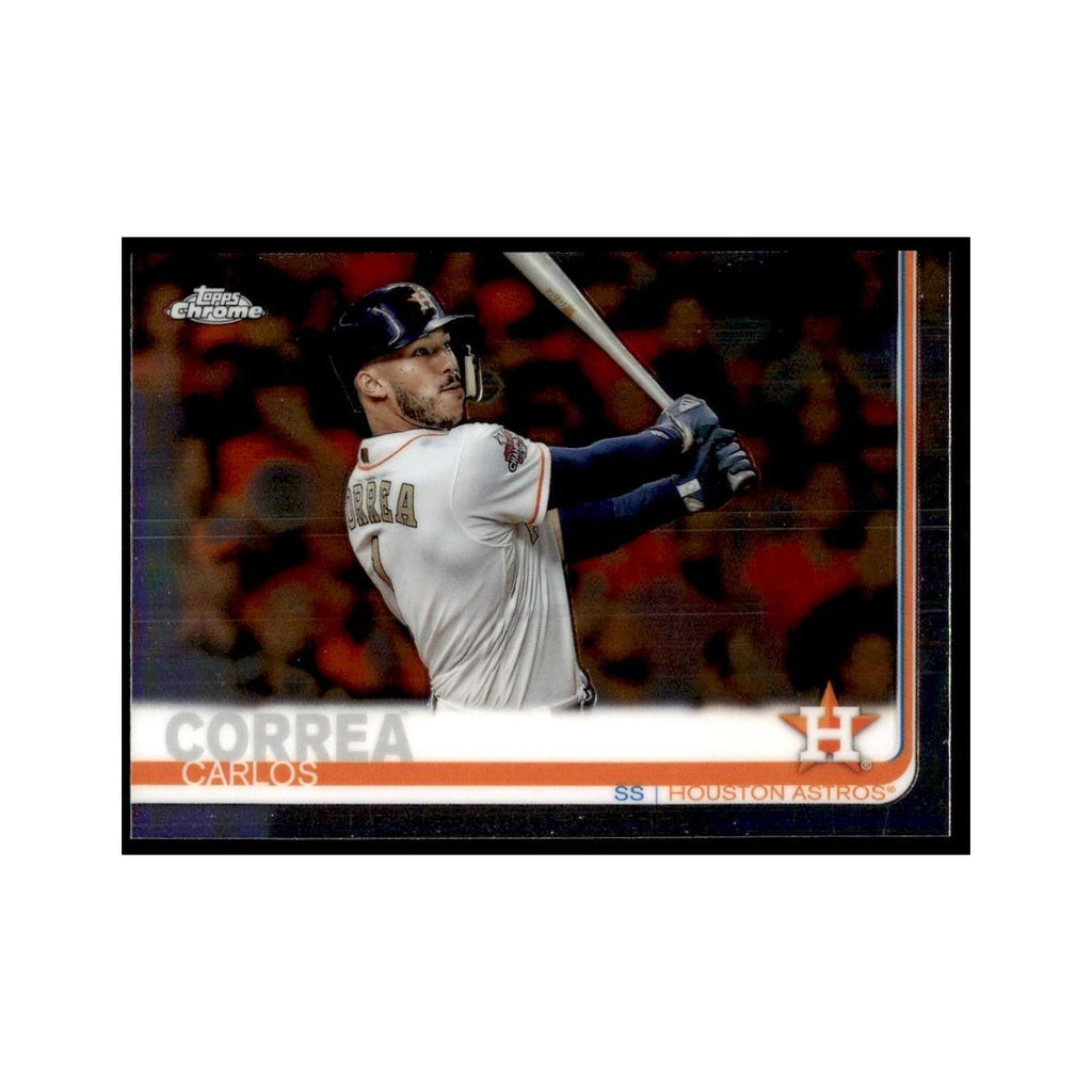 Carlos Correa 2019 Topps Chrome #64 Baseball Cards Baseball Card NM