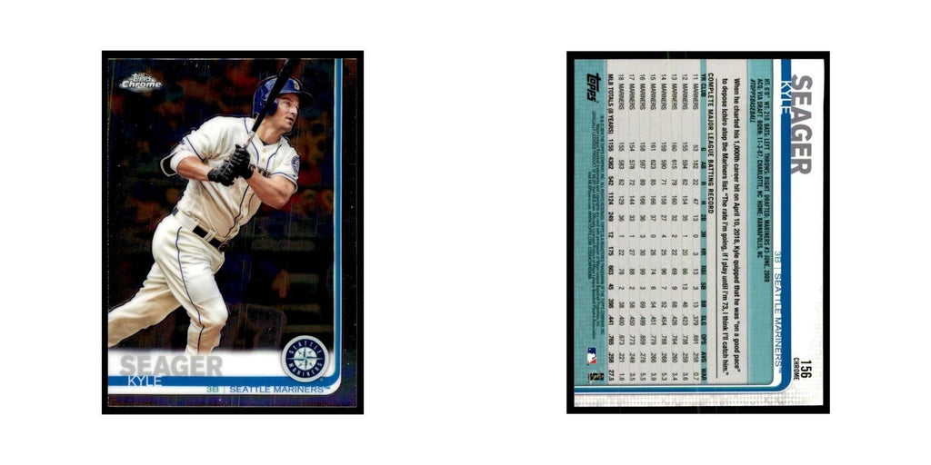 Kyle Seager 2019 Topps Chrome #156 Baseball Cards Baseball Card NM