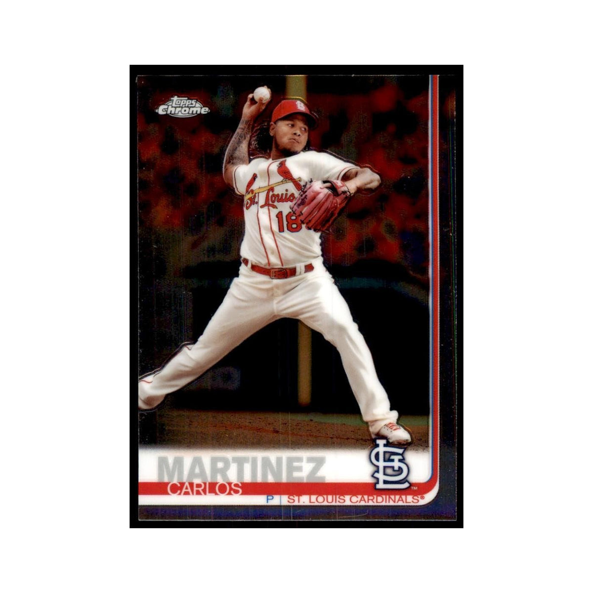 Carlos Martinez 2019 Topps Chrome #149 Baseball Cards Baseball Card NM
