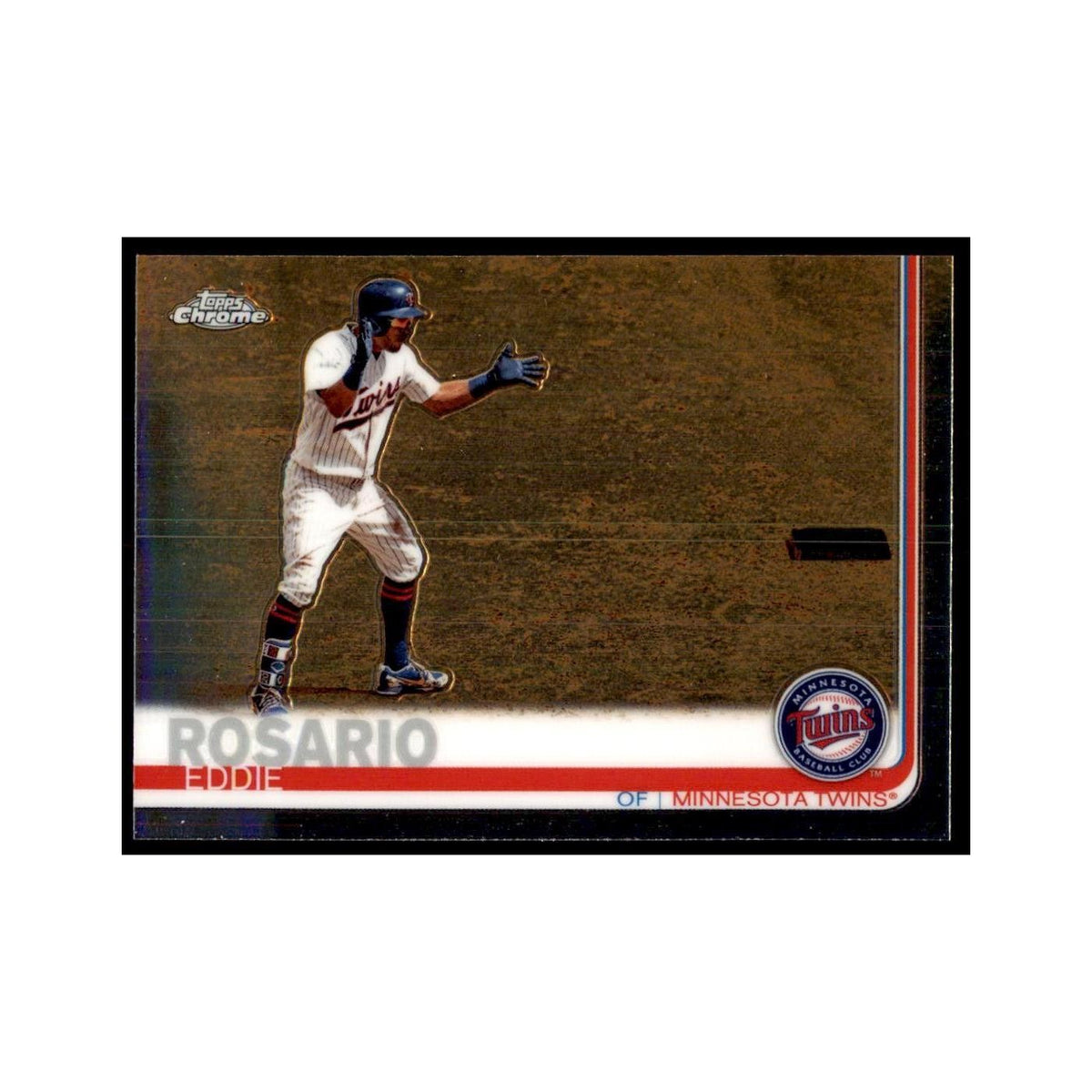 Eddie Rosario 2019 Topps Chrome #147 Baseball Cards Baseball Card NM