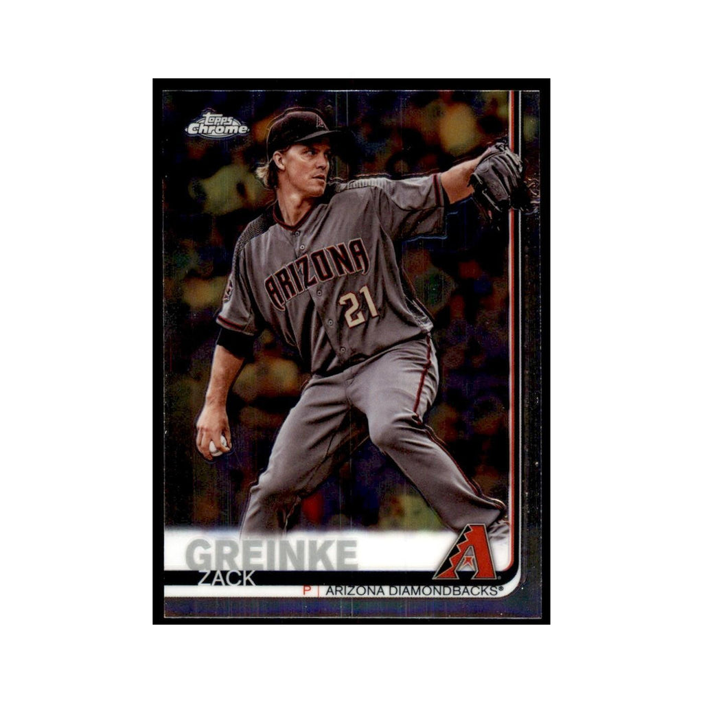 Zack Greinke 2019 Topps Chrome #23 Baseball Cards Baseball Card NM