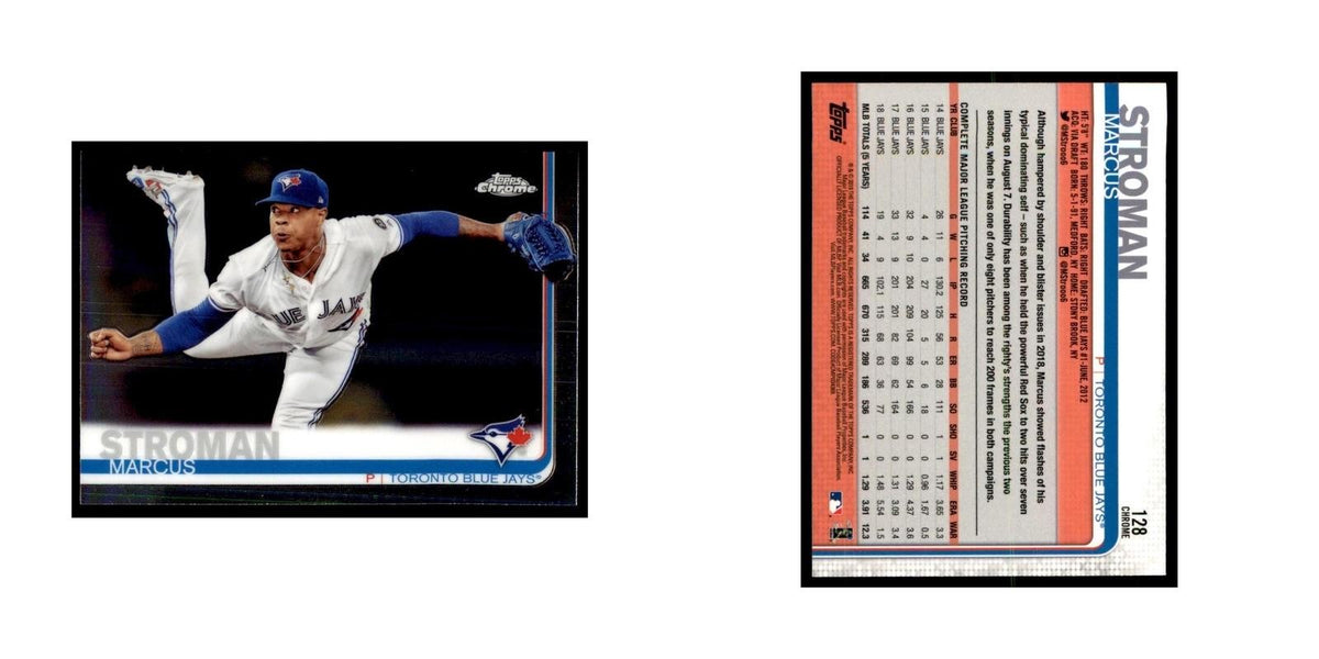 Marcus Stroman 2019 Topps Chrome #128 Baseball Cards Baseball Card NM