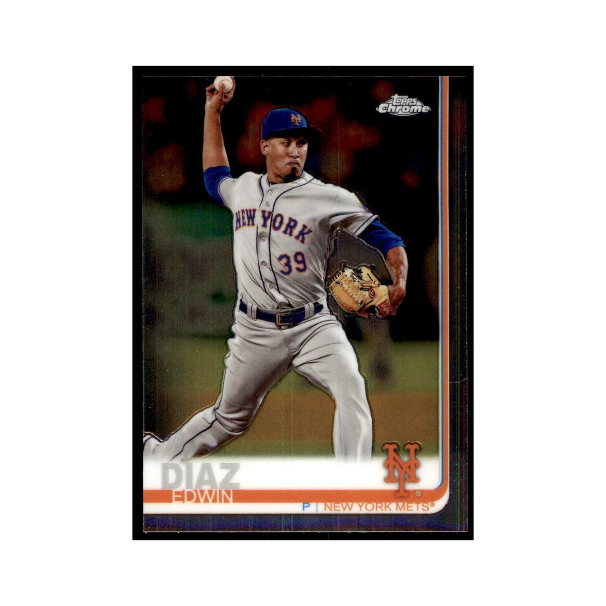 Edwin Diaz 2019 Topps Chrome #74 Baseball Cards Baseball Card NM