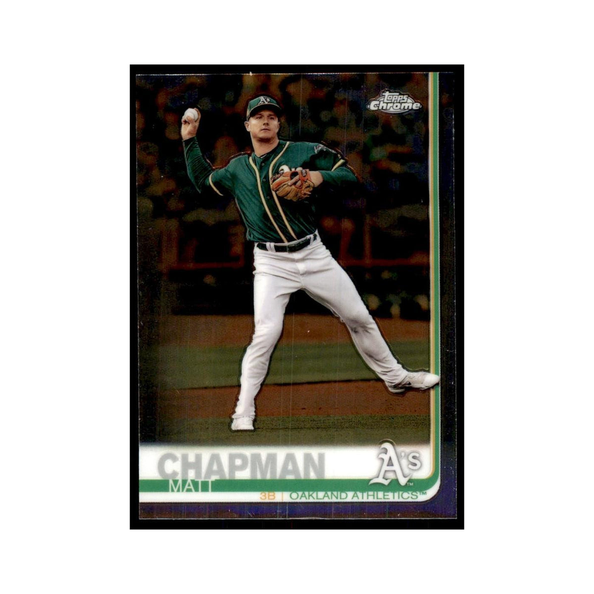Matt Chapman 2019 Topps Chrome #46 Baseball Cards Baseball Card NM