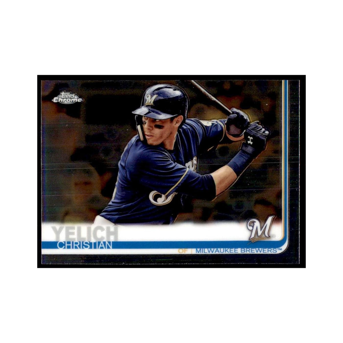 Christian Yelich 2019 Topps Chrome #16 Baseball Cards Baseball Card NM