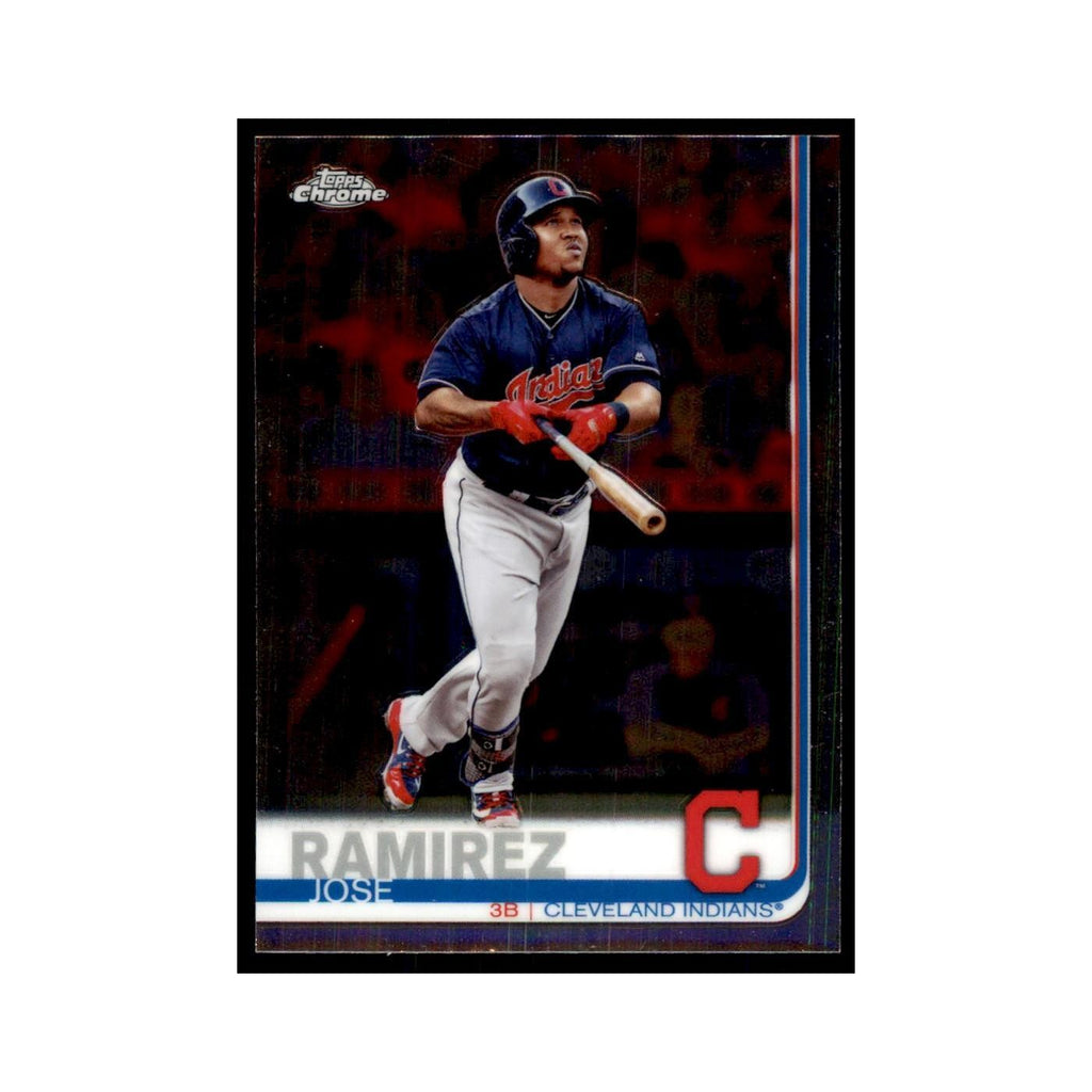 Jose Ramirez 2019 Topps Chrome #127 Baseball Cards Baseball Card NM