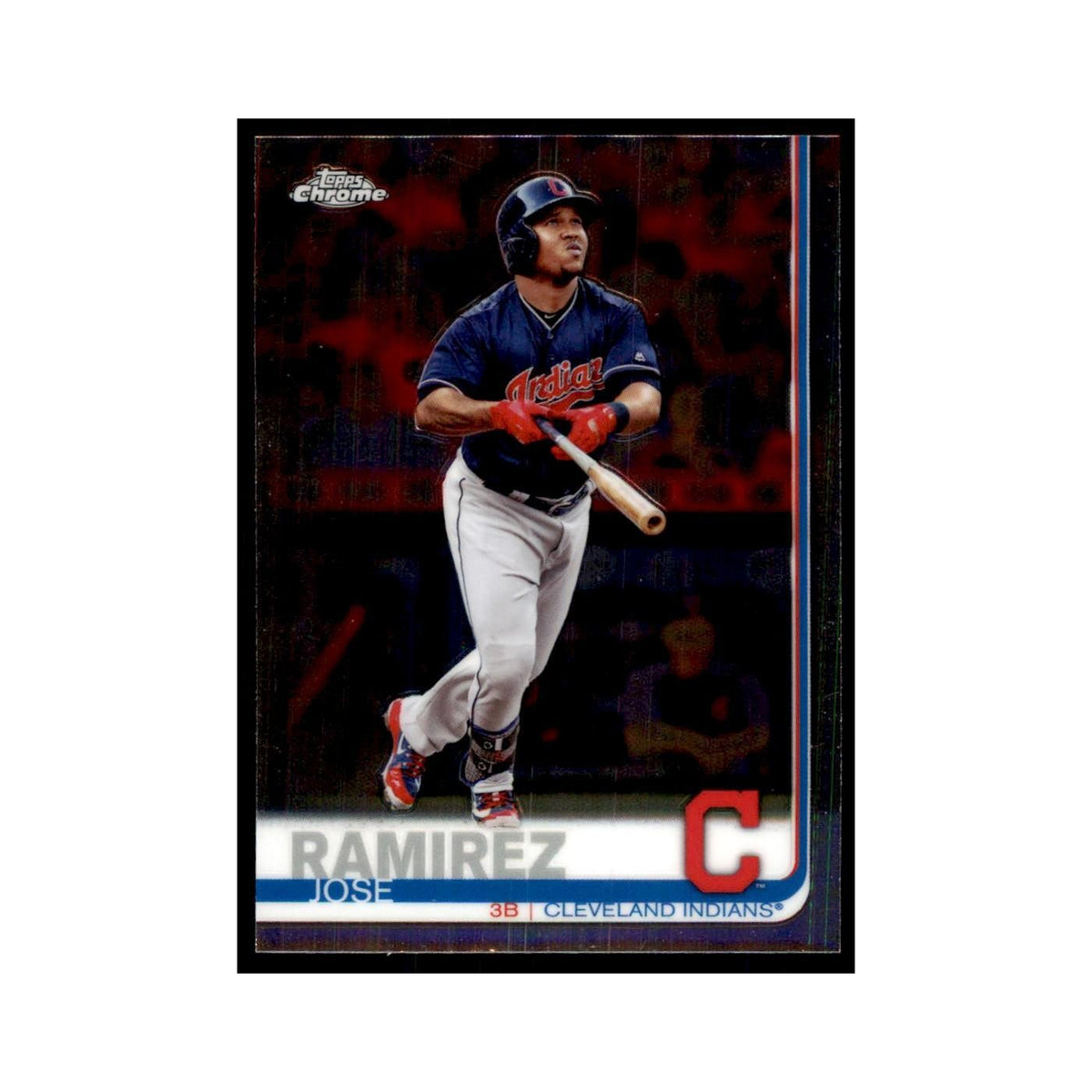Jose Ramirez 2019 Topps Chrome #127 Baseball Cards Baseball Card NM