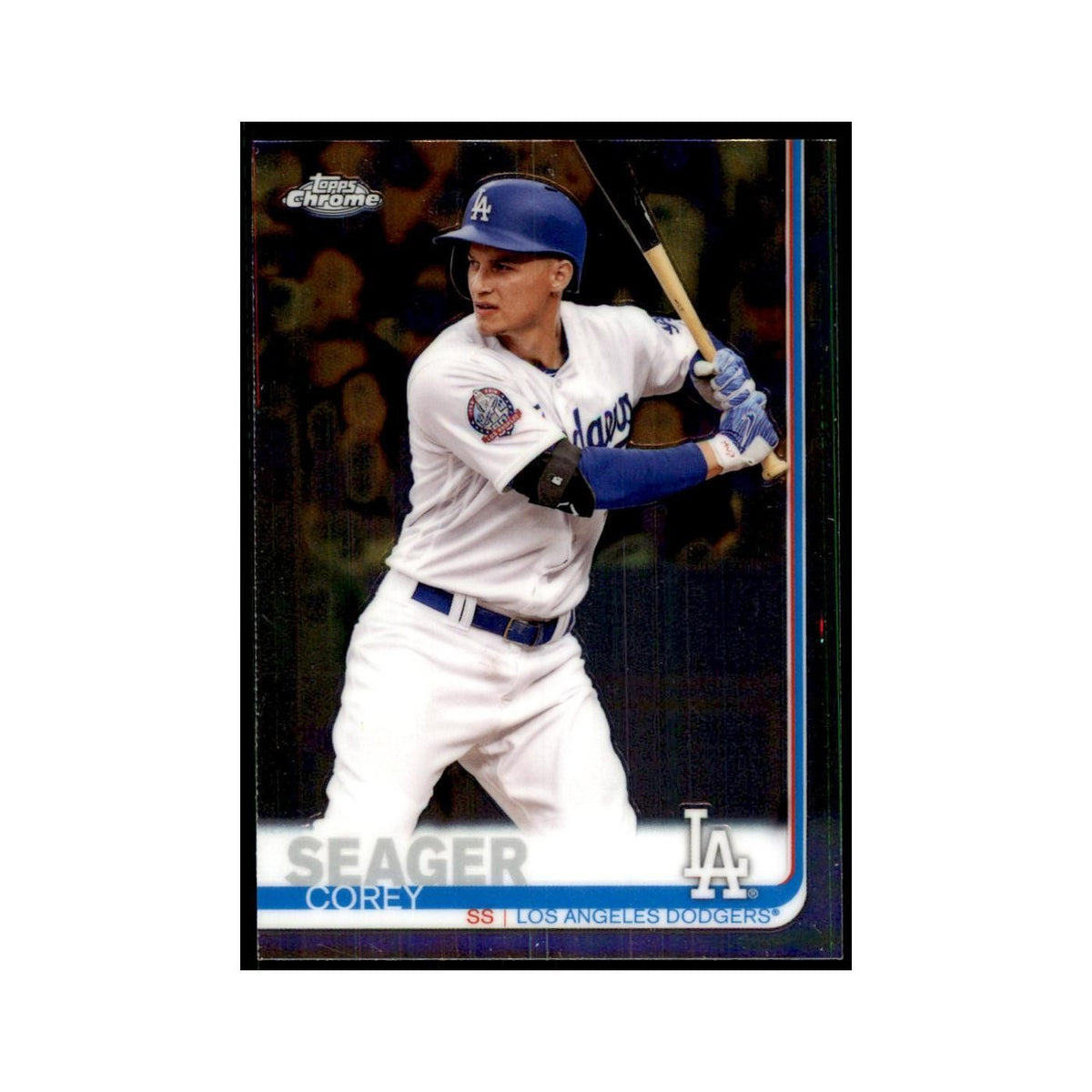Corey Seager 2019 Topps Chrome #106 Baseball Cards Baseball Card NM