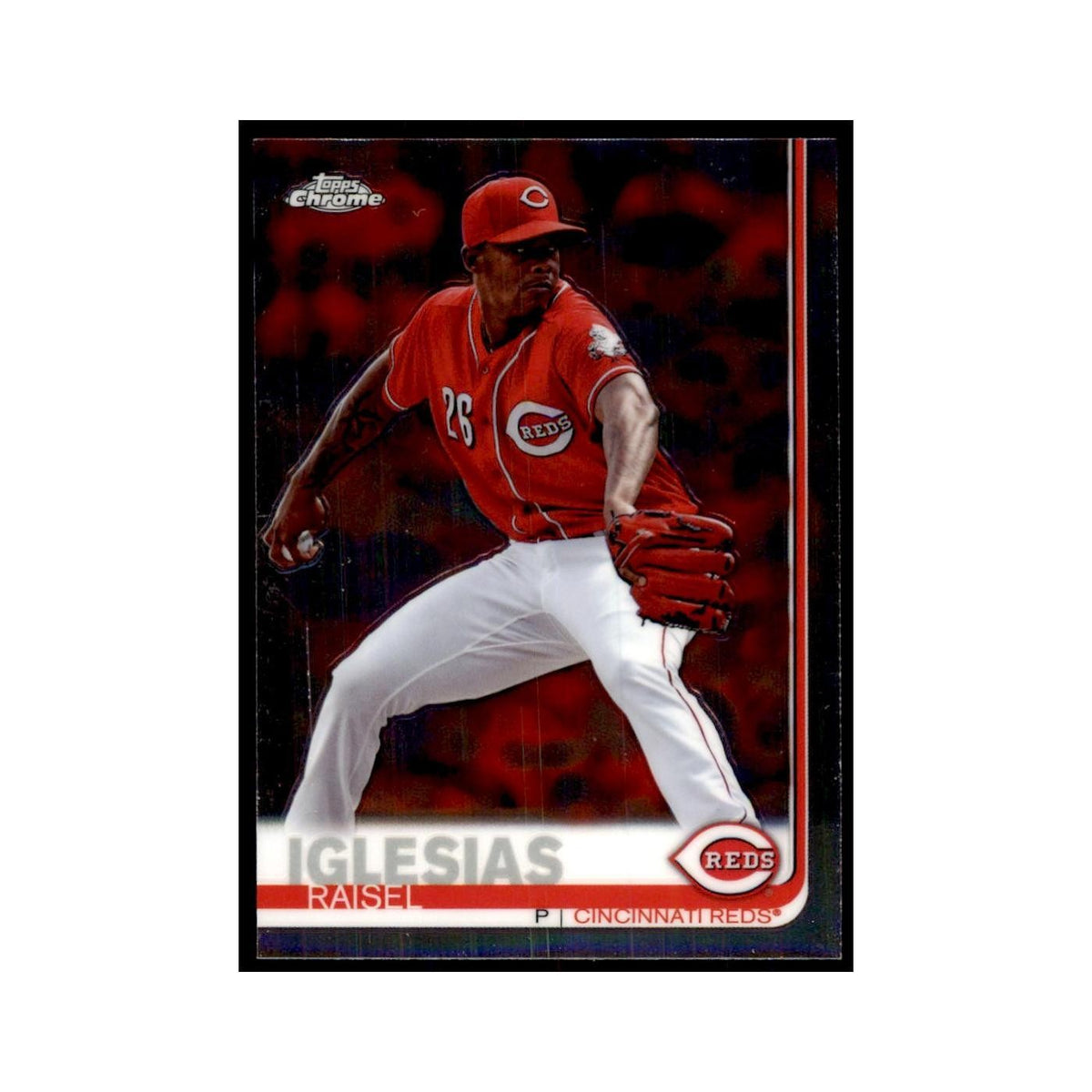 Raisel Iglesias 2019 Topps Chrome #192 Baseball Cards Baseball Card NM