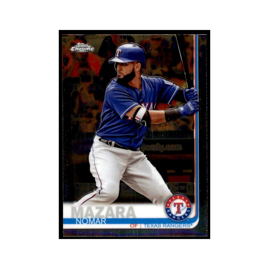 Nomar Mazara 2019 Topps Chrome #26 Baseball Cards Baseball Card NM