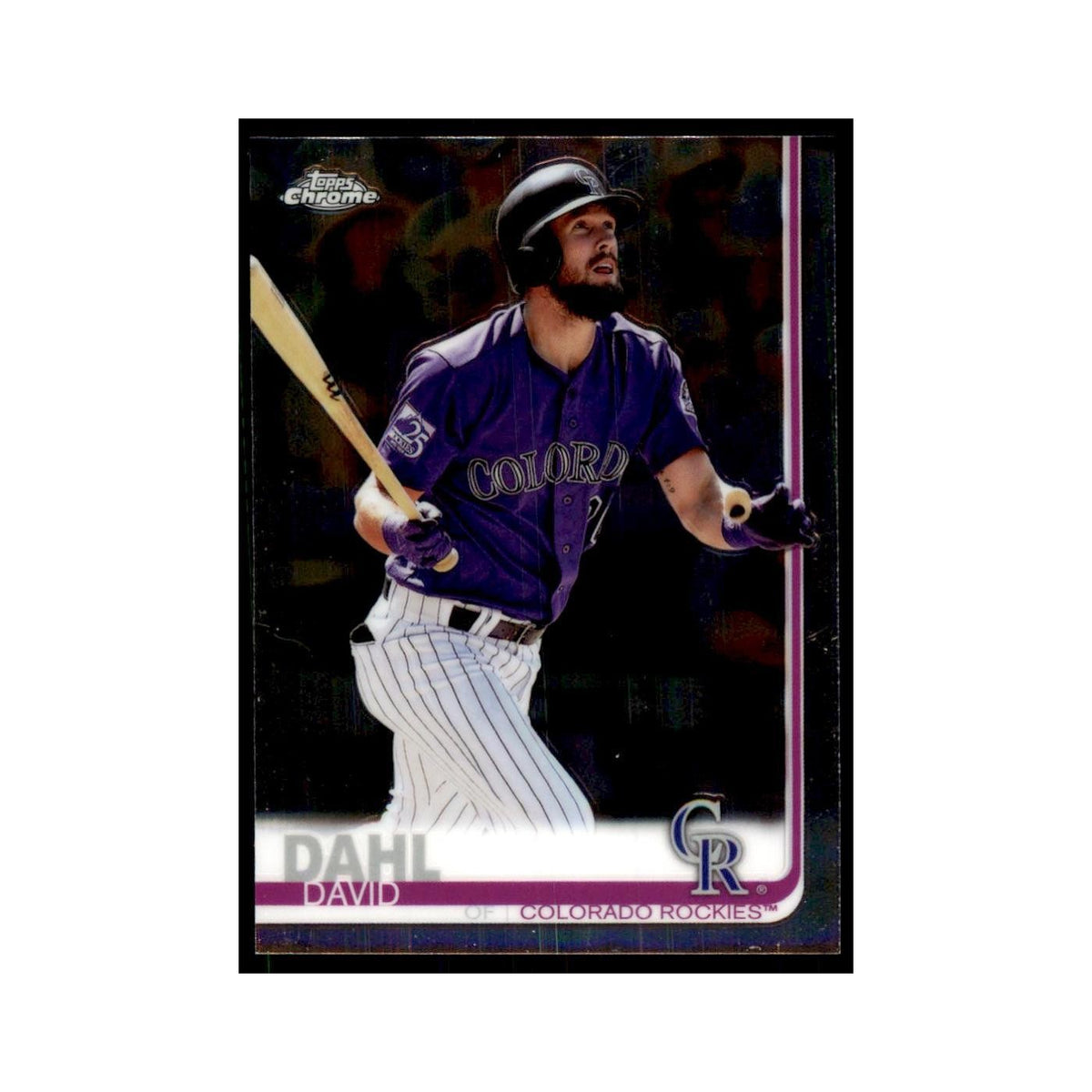 David Dahl 2019 Topps Chrome #91 Baseball Cards Baseball Card NM