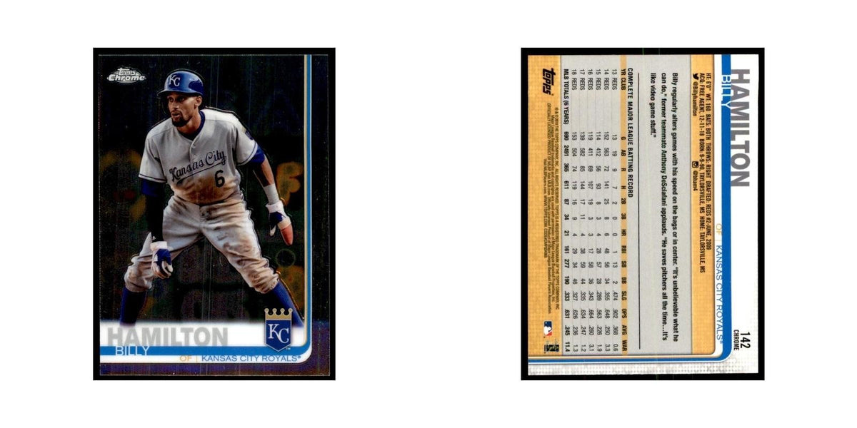 Billy Hamilton 2019 Topps Chrome #142 Baseball Cards Baseball Card NM